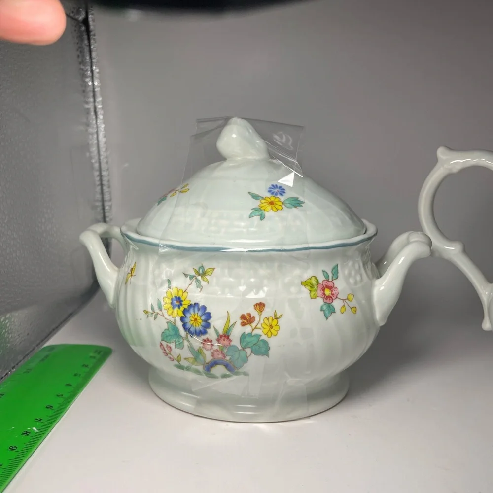 Mikasa a Floral Sugar Bowl and Creamer Set  Chelsea